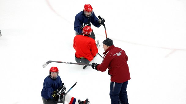 Паралимпийская сборная России по следж-хоккею (Фото Peter Cziborra / Reuters)