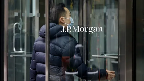 Офис JPMorgan в Нью-Йорке (Фото John Smith / VIEWpress via Getty Images)