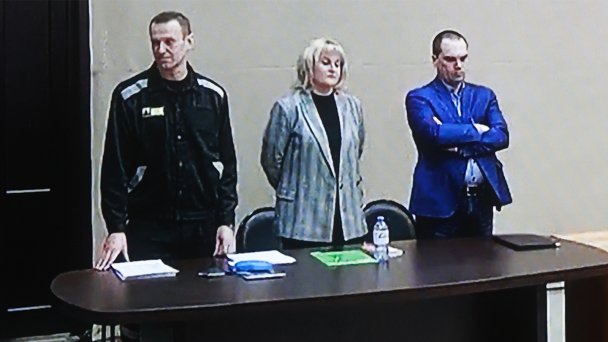 Оглашение приговора Навальному по новому делу о мошенничестве и оскорблении суда (Фото Сергея Фадеичева / ТАСС)