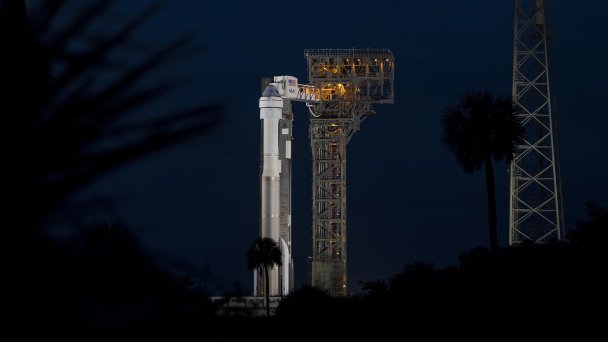 Ракета United Launch Alliance Atlas V с космическим кораблем Boeing CST-100 Starliner. (Фото Aubrey Gemignani / NASA via Getty Images)