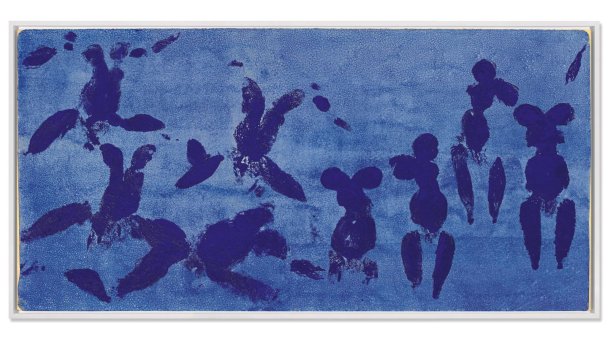 Ив Кляйн «Антропометрия синего периода (ANT 124)» (Фото Christie’s)