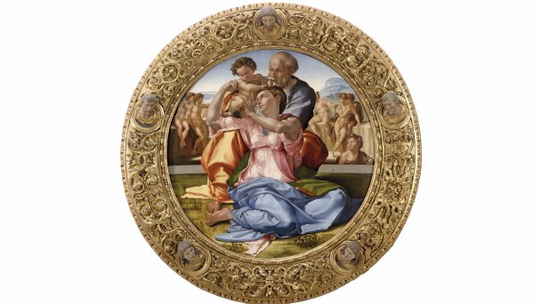 «Мадонна Дони» Микеланджело (Galleria degli Uffizi)