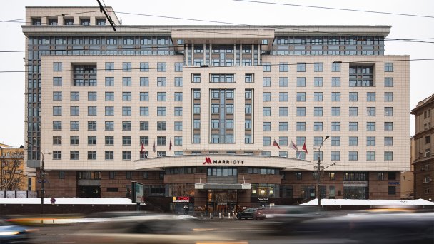 Гостиница «Москва Марриотт Новый Арбат» (Фото Дмитрия Яговкина для Forbes)