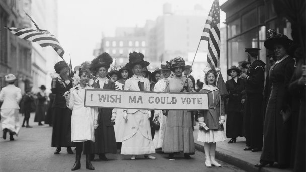 Марш суфражисток, 1913 год (Фото FPG / Archive Photos / Getty Images)
