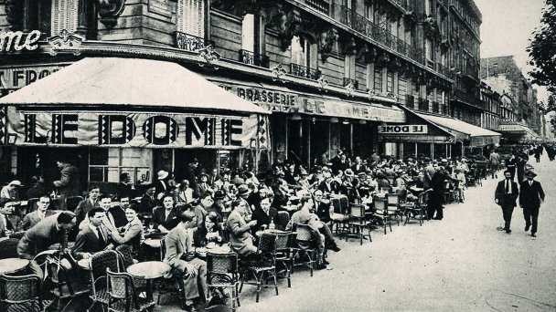 «Кафе дю Дом». Монпарнас, Париж. Начало  ХХ века. Фото- открытка (Фото DR)
