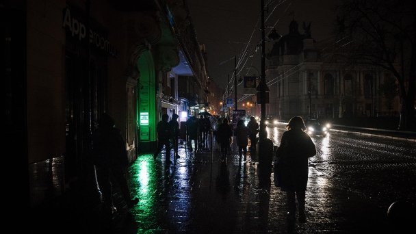 На улицах Львова, 16 ноября 2022 года (Фото Gaelle Girbes / Getty Images) 
