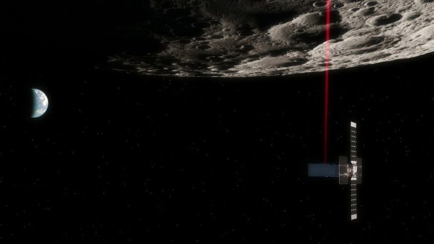 Во время поиска воды на Луне «Лунный фонарик» будет использовать лазеры (Иллюстрация NASA / JPL-Caltech)