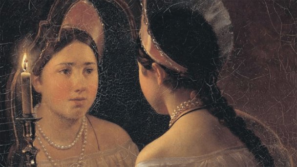 Картина Карла Брюллова «Гадающая Светлана», 1836