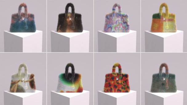 Проект MetaBirkin  — «меховые» виртуальные сумки, очень похожие на культовую модель Hermes (Фото MetaBirkin)