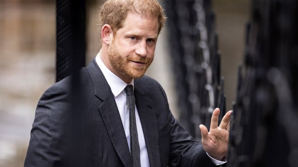 Принц Гарри прибывает в Высокий суд Лондона 28 марта 2023 года (Фото Dan Kitwood / Getty Images)
