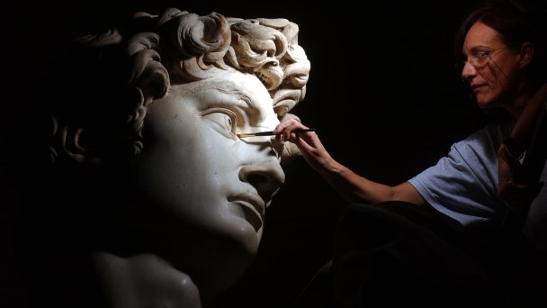 Скульптура «Давид». Микеланджело. (Фото Franco Origlia / Getty Images)