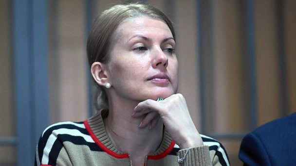 Марина Ракова на заседании суда 4 апреля 2023 года (Фото Кирилла Каллиникова / РИА Новости)