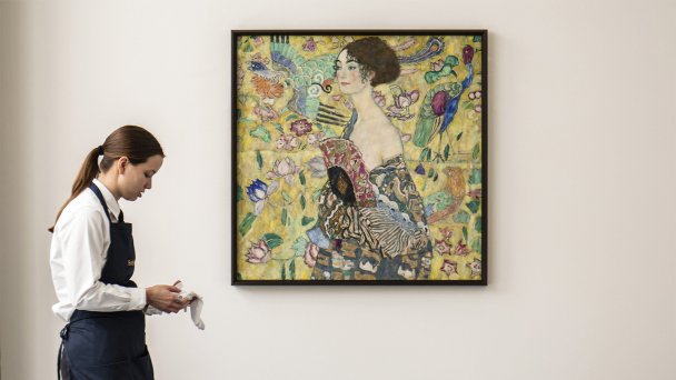 Густав Климт, «Дама с веером» (фото Sotheby’s)