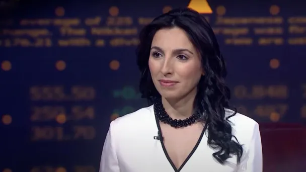 Хафизе Гайе Эркан (Кадр из интервью Bloomberg Television)
