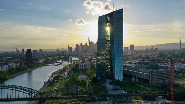 Европейский центральный банк (Фото Alex Kraus / Bloomberg via Getty Images)