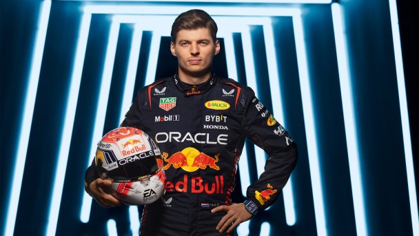 Макс Ферстаппен, победитель Formula 1 Monaco Grand Prix 2023 года, в часах TAG Heuer Monaco