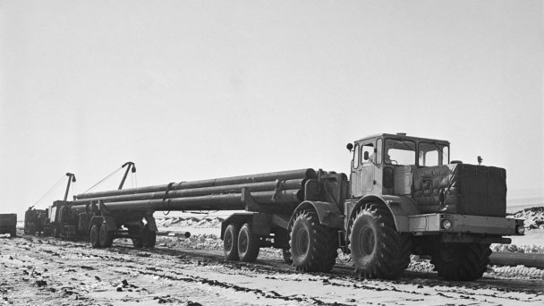 Строительство аммиакопровода 1 января 1977 (Фото Ильи Павленко / Фотохроника ТАСС)
