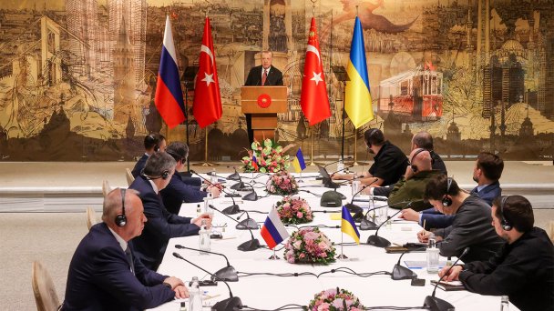 Российско-украинские переговоры в Стамбуле (Фото Сергея Карпухина / ТАСС)