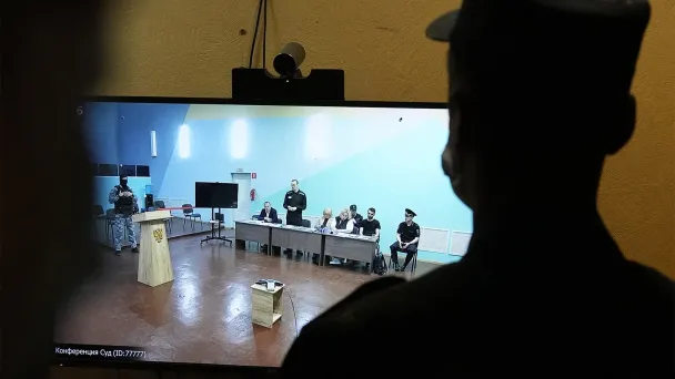 Выездное заседание Мосгорсуда по делу Алексея Навального (Фото Alexander Zemlianichenko / AP / TASS)