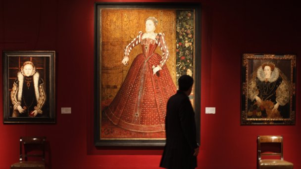 Королева Елизавета I работы художника Стивена ван дер Меулена (Фото Stephen Hird / Reuters)