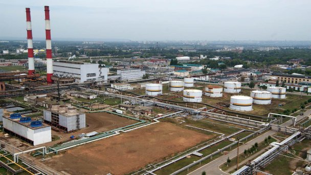 Куйбышевский нефтеперерабатывающий завод (Фото Юрия Стрельца / Коммерсантъ)