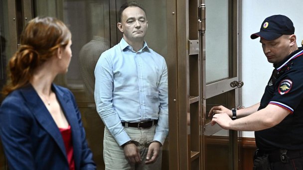 Максим Паршин во время заседания суда 26 июля 2023 года (Фото Ивана Водопьянова / Коммерсантъ)