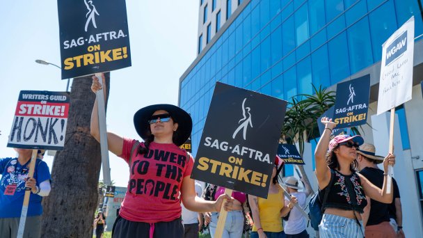  Забастовка в Голливуде (Фото Zuma / ТАСС)