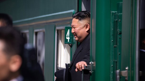 Лидер КНДР Ким Чен Ын (Фото Александра Сафронова / ТАСС)