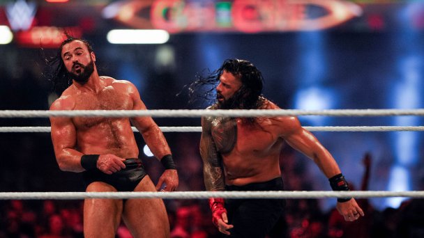 Во время боя WWE (Фото Zuma / TASS)