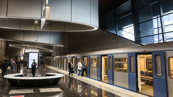 Открытие станций метро «Аэропорт Внуково» и «Пыхтино» (Фото Александра Щербака / ТАСС)