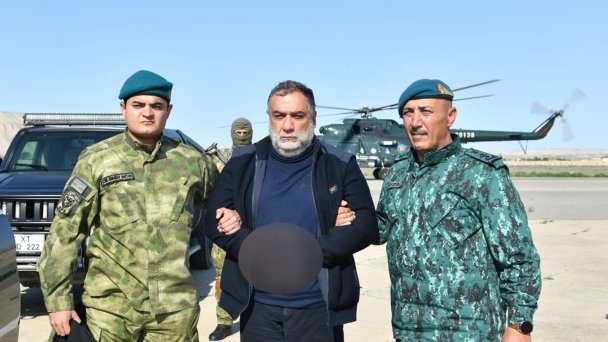 Рубен Варданян (Фото Государственной пограничной службы Азербайджанской Республики)