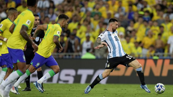 Отборочный матч чемпионата мира по футболу 2026: Бразилия - Аргентина - 0:1 (Фото ilvia Izquierdo / AP / TASS)