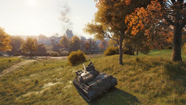 Скриншот из игры "Мир танков"