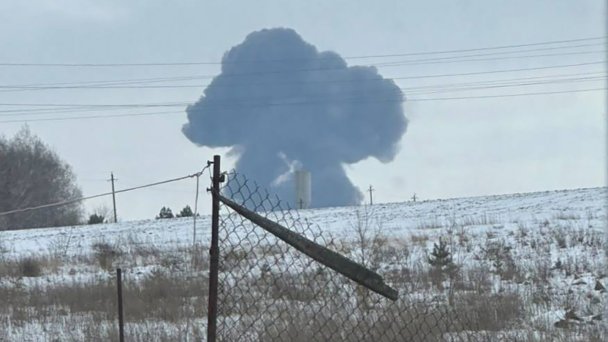 Падение военного самолета Ил-76 (Фото DR)