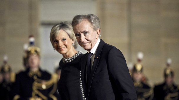 Бернар Арно и его жена, французская пианистка Элен Мерсье-Арно (Фото Eliot Blondet / Reuters)