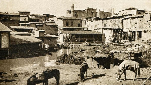 Ташкент. Вид Старого города. Махала-Масляк, близ Куколь-Таша (Фото Public domain)