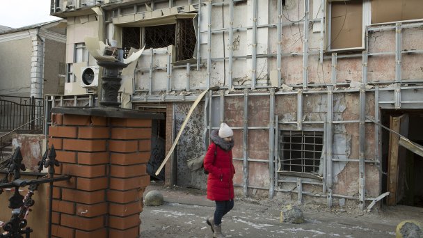 Разрушения в результате обстрела Белгорода (Фото Николая Гынгазова / ТАСС) 