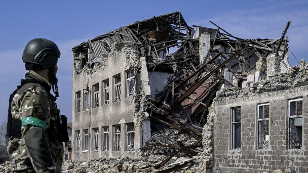 Торецк, Украина (Фото Muhammed Enes Yildirim / Anadolu Agency via Getty Images)