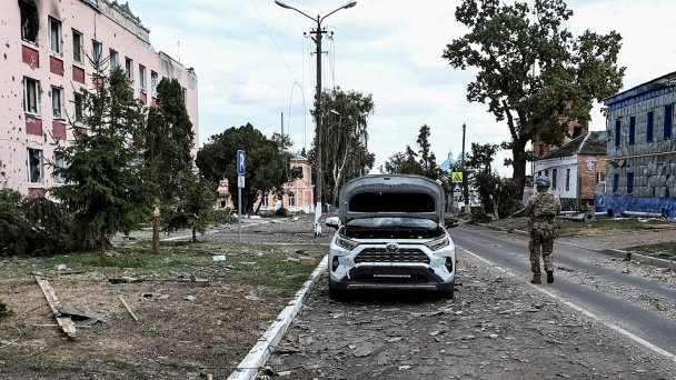 Повреждения в городе Суджа после атаки украинских войск, Курская область (Фото Frank Jack Daniel / Reuters)