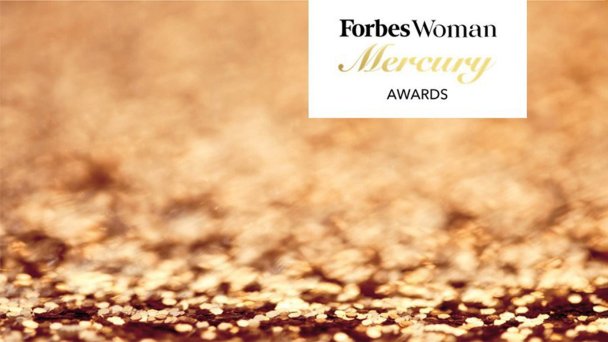 Логотип премии Forbes Woman Mercury Awards