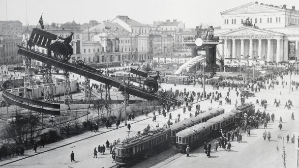 Cельско-хозяйственная и промышленная выставка в Москве, 1933 год (Фото Getty Images)