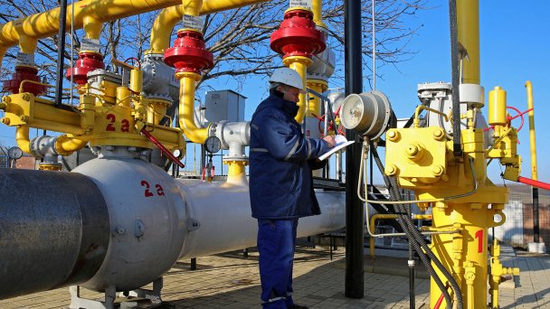 Газораспределительная станция в Кишиневе, Молдова (Фото Vladislav Culiomza / Reuters)