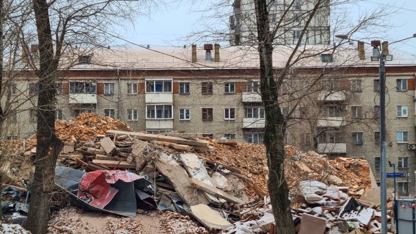 Снос жилого дома в рамках программы реновации (Фото Агентства «Москва»)