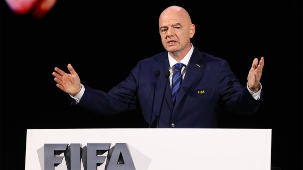 Джанни Инфантино (Фото Pakawich Damrongkiattisak / FIFA via Getty Images)