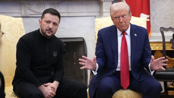 Владимир Зеленский (слева) и Дональд Трамп (Фото Andrew Harnik / Getty Images)