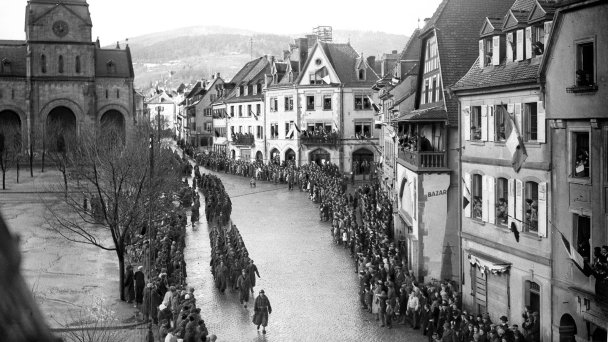 Освобождение Эльзаса в 1945 году. (Фото ND / Roger Viollet via Getty Images)