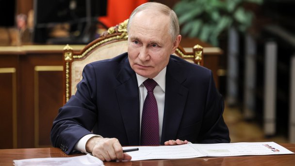 Владимир Путин (Фото Михаила Метцеля / пресс-служба президента РФ / ТАСС)