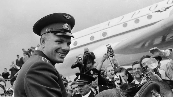 Юрий Гагарин во время посещения Великобритании в 1961 году (Фото Daily Herald / Getty Images)