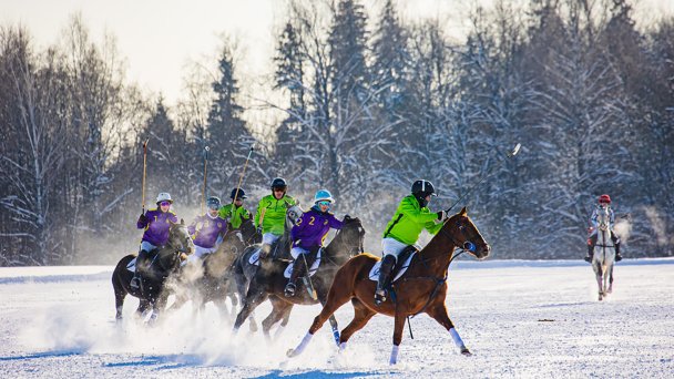 Открытие сезона снежного поло