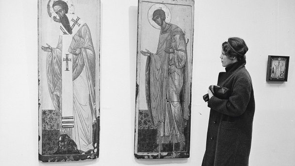 В 1963 году в Нидерландском Утрехте прошла выставка иконописи. На фото: русские иконы XV века. (Фото Reuters)